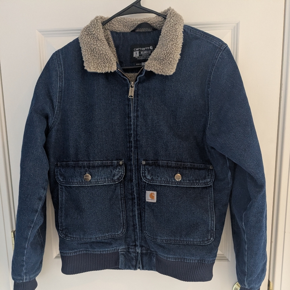 Carhartt Blue Denim Jacket